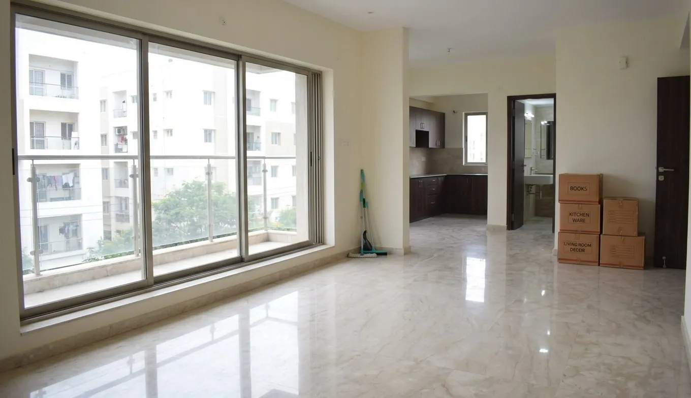 Newly handed-over apartment cleaned and ready for move-in Newly handed-over apartment cleaned and ready for move-in